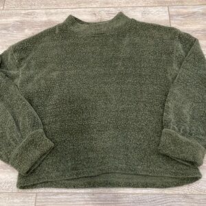 Old Navy Olive Green Kid’s Mock Neck Sweater